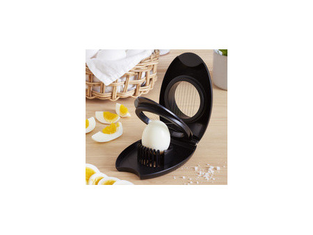 GastroMax Coupe-oeuf combiné 2-en-1, noir