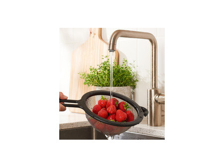 GastroMax Tamis de cuisine fin, diamètre: 190 mm, noir
