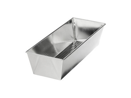 GastroMax Moule à cake, en fer blanc, 1,7 litre, argent