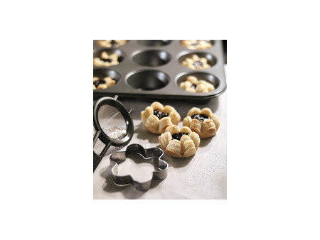 GastroMax Moule à muffins, en acier au carbone, 12 muffins