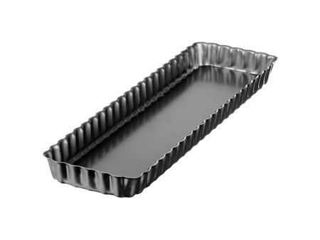 GastroMax Moule à tarte, carré, en acier au carbone, gris