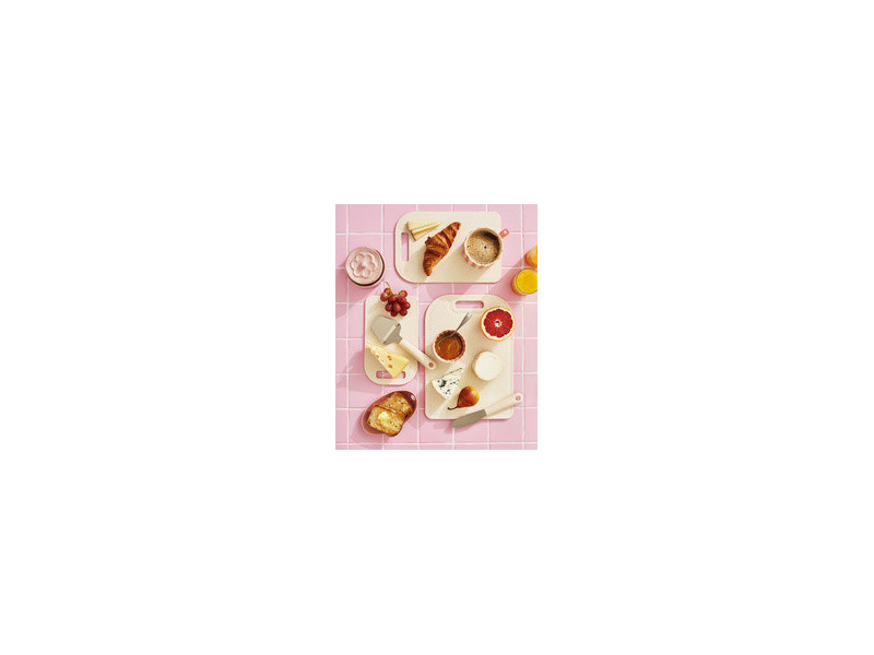 GastroMax Planche à découper BIO, 250 x 150 mm, crème