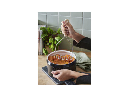 GastroMax Presse-purée BIO, 280 mm, inox/crème