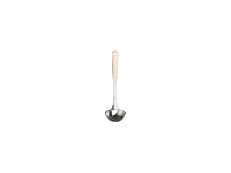 GastroMax Louche BIO, longueur: 310 mm, inox/crème