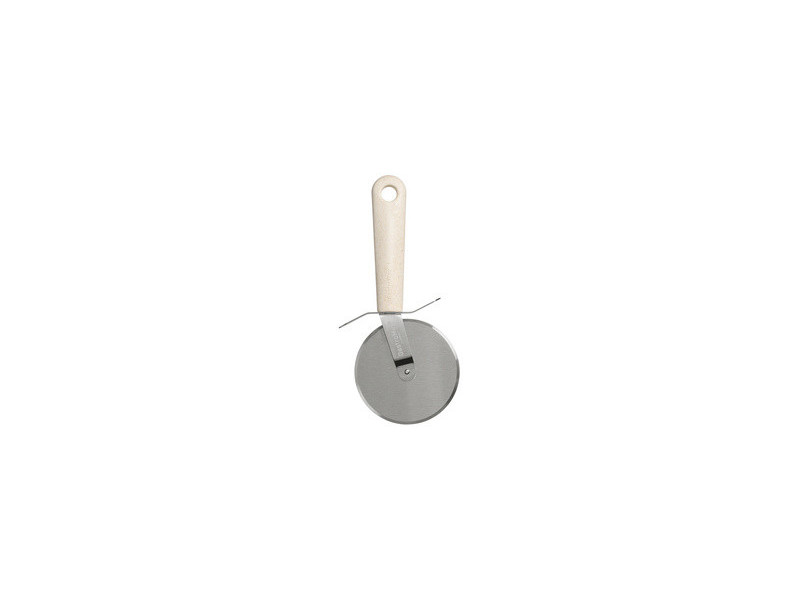 GastroMax Roulette à pizza BIO, longueur: 220 mm, inox/crème