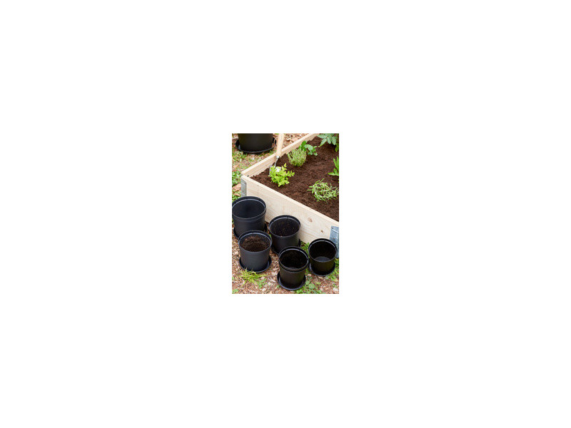 orthex Pot de fleurs CULTIVATE, diamètre: 180 mm, noir