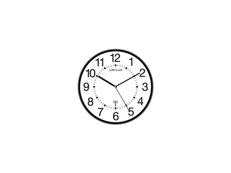 UNiLUX Horloge radio-pilotée 'WAVE', argent