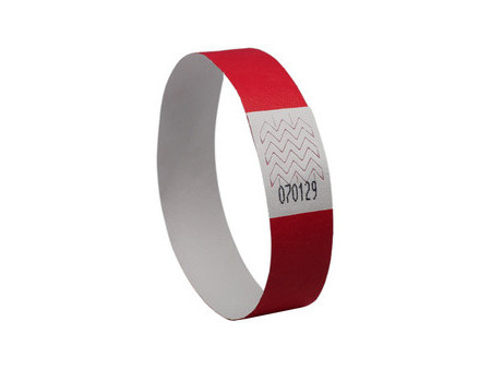 AVERY Bracelet imprimable, 256 x 19 mm, rouge fluo