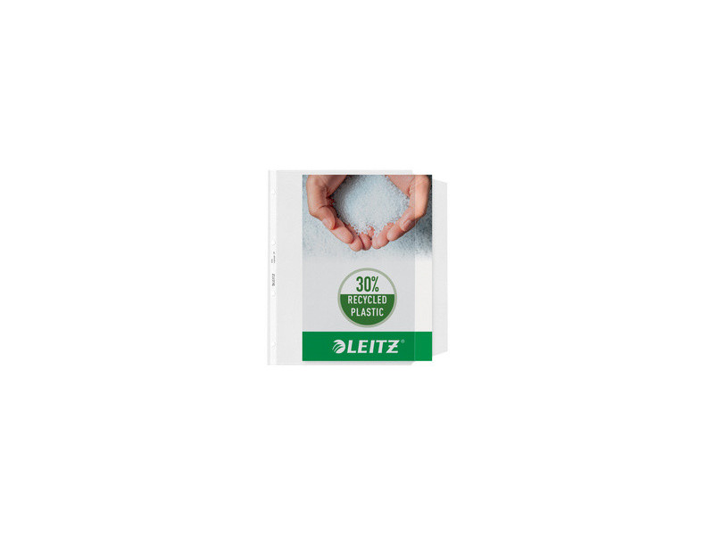 LEITZ Pochette perforée avec rabat, A4, PP, 0,12 mm