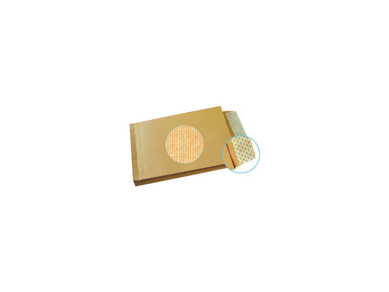 GPV Pochettes à soufflets, B4, 250 x 353 mm, kraft armé brun