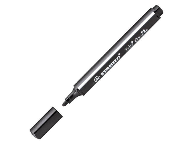 STABILO Stylo feutre Trio Scribbi, noir
