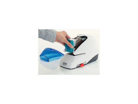 Rapid Agrafeuse électrique Supreme 5050e, blanc/bleu