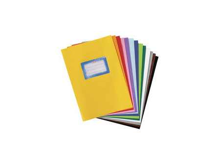herlitz Protège-cahier format A5, gravé (paille), en PP