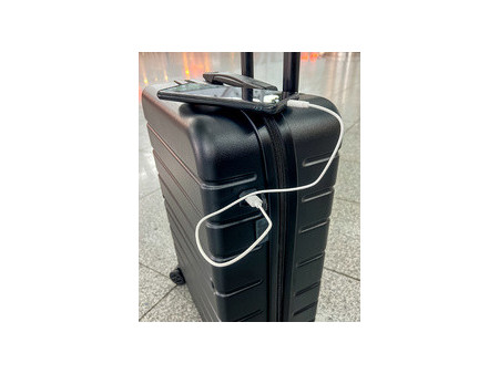 JSA Trolley de voyage, en ABS recyclé à 50%, taille S, noir