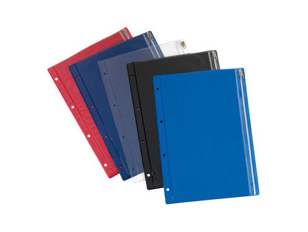 herlitz Pochette à fermeture zip, PVC, couleurs