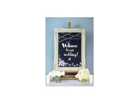 uni-ball Marqueur craie Chalk marker PWE5M, bleu clair