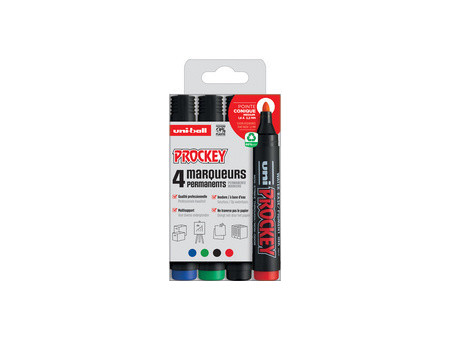 uni-ball Marqueur permanent PROCKEY PM122/8 PF, set de 8
