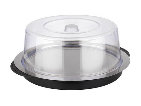 APS Set de plateau réfrigérant, rond, noir/transparent