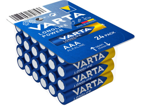 VARTA Pile alcaline Longlife Power BIG BOX, Micro (AAA)
