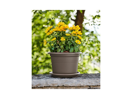 tera Pot de fleurs 'Basic round', diam.: 350 mm, anthracite