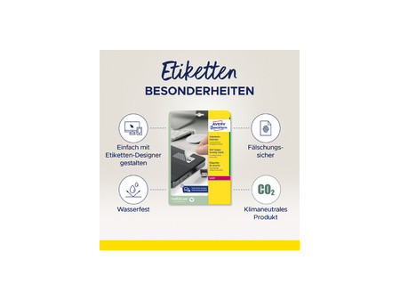 AVERY Zweckform Etiquette de sécurité, 63,5 x 29,6 mm