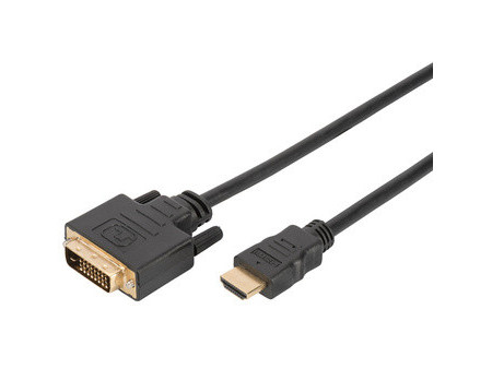 DIGITUS Câble d'adaptateur HDMI, HDMI-A - DVI, 2,0 m, noir