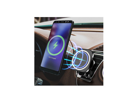 LogiLink Support magnétique de smartphone pour voiture, noir