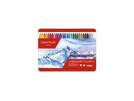 CARAN D'ACHE Pastel à la cire aquarellable NEOCOLOR II, étui