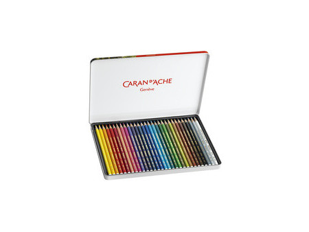 CARAN D'ACHE Crayon de couleur PRISMALO Aquarelle, 80 pièces