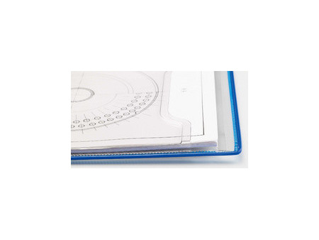 djois by tarifold Poche à pivot Fold'up, A4, bleu