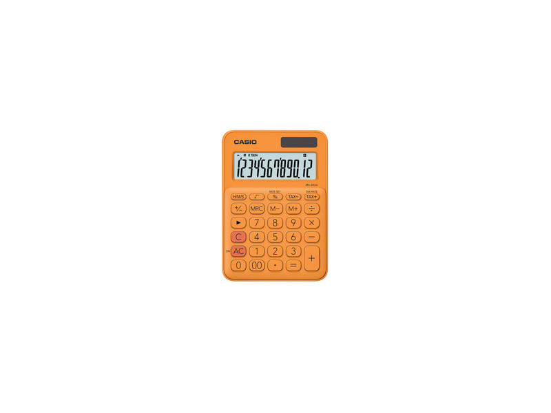 CASIO Calculatrice de bureau MS-20UC-BU, bleu