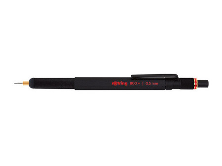 rotring Stylo à pointe fine et stylet 800+, 0,7 mm, noir