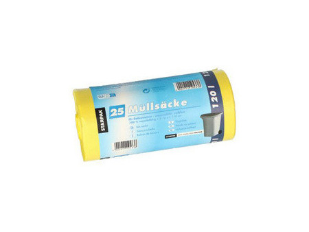 STARPAK Sac poubelle HDPE, 240 litres, noir