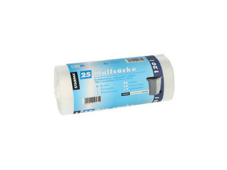 STARPAK Sac poubelle HDPE, 240 litres, noir