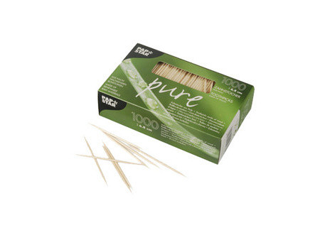 PAPSTAR Cure-dent 'pure', en bois, rond, longueur: 68 mm