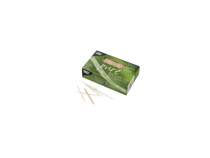 PAPSTAR Cure-dent 'pure', en bois, rond, longueur: 68 mm