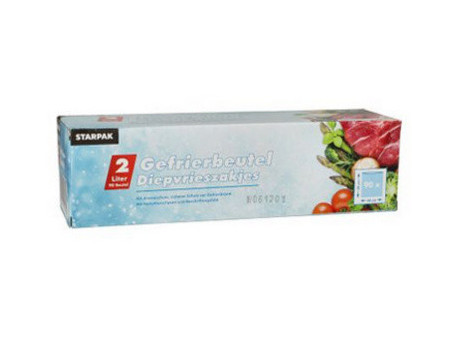 STARPAK Sachet congélation 4 litres, 250x400 mm, transparent