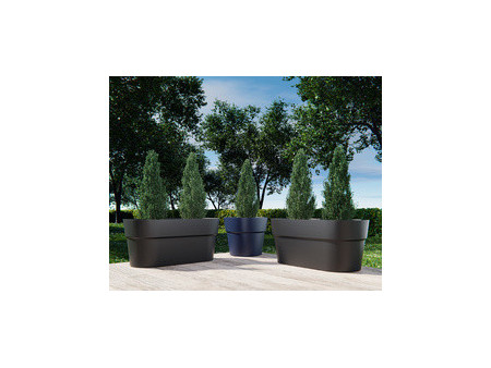 tera Bac à plantes 'Sirio', largeur: 780 mm, fog grey
