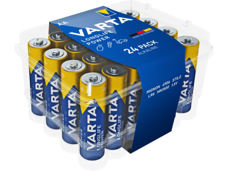 VARTA Pile alcaline 'LONGLIFE Power' BIG BOX, Mignon (AA)