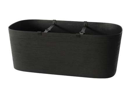 tera Jardinière 'Kos', largeur: 780 mm, black