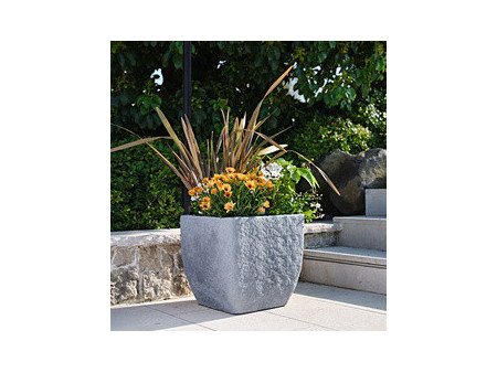 tera Cube à plantes 'Lithos 40', stone grey