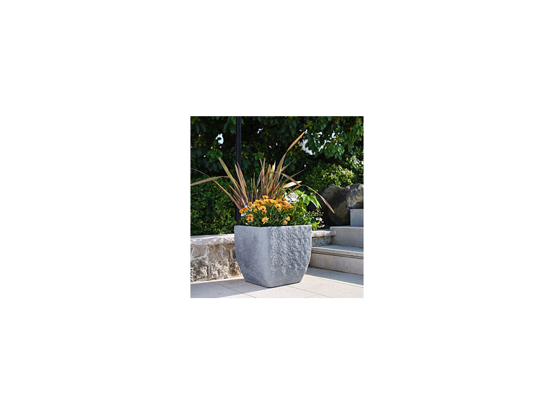 tera Cube à plantes 'Lithos 40', stone grey