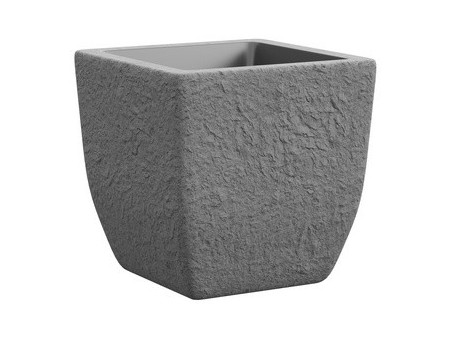 tera Cube à plantes 'Lithos 40', stone grey