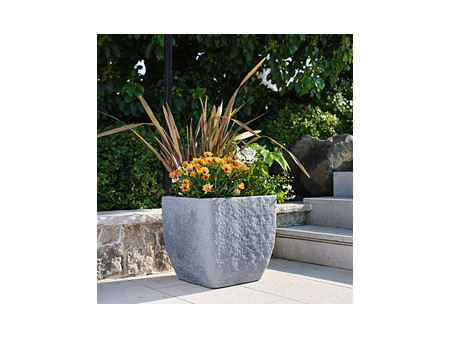 tera Cube à plantes 'Lithos 40', stone grey
