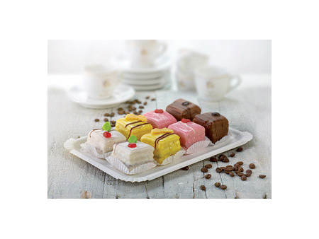 PAPSTAR Assiette en carton 'pure' rectangulaire, blanc