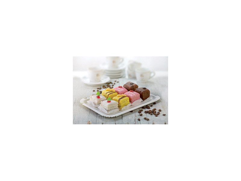 PAPSTAR Assiette en carton 'pure' rectangulaire, blanc