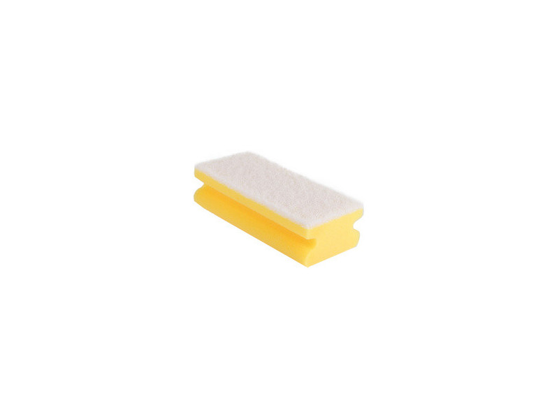 HYGOCLEAN Éponge Colour, non-tissé doux, jaune/blanc