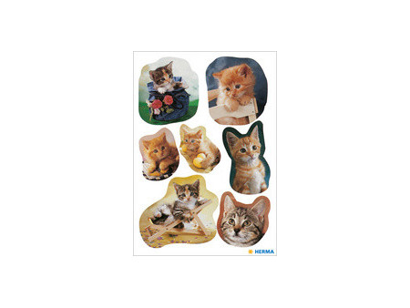 HERMA Autocollants DECOR 'Drôle de chaton'