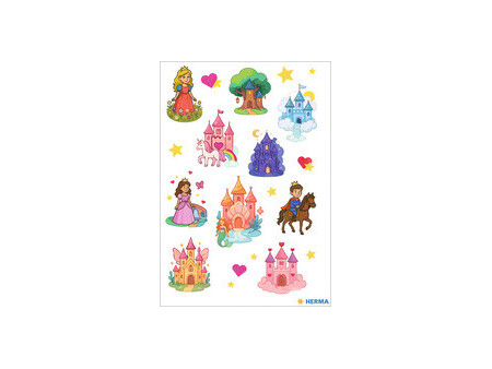 HERMA Stickers DECOR Contes de fées, papier scintillant