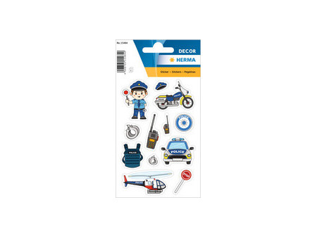 HERMA Sticker DECOR 'Police', en papier